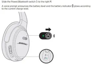 Location of power button