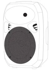 Rockville DJ/PA Speaker RPG122K Manual Image