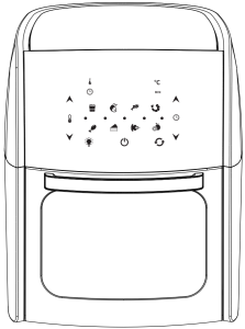 MOOSOO HIC-AF-8081D Air Fryer Oven Manual Image