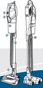 Bissell Series 2897 Pet Hair Eraser Slim Corded manual Image
