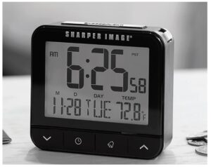 Sharper Image Travel Alarm Clock Manual Image