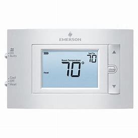 Emerson single stage Thermostat 1F83C-11NP manual Image