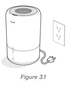 levoit Ultrasonic Top-Fill Cool Mist 2-In-1 Humidifier Diffuser Manual Image