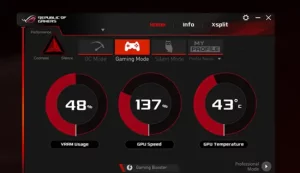 ASUS GPU Tweak II 64 Bit for Windows 11-10 PC Manual Image
