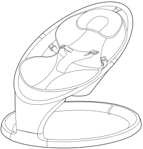 munchkin 21330 Bluetooth Enabled Baby Swing Manual Image