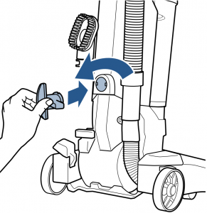 Inserting the lower cord wrap