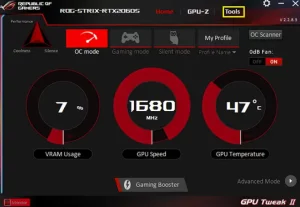 ASUS GPU Tweak II Graphic Card Manual Image