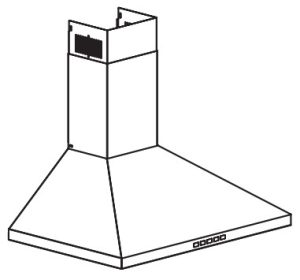 BROAN BWP1244SS Chimney Range Hood Manual Image