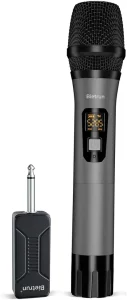 Bietrun Wireless Microphone UHF Handheld Karaoke Mic Manual Image
