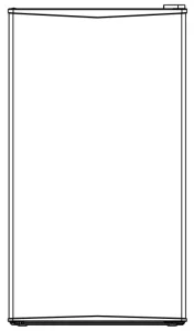 Criterion CCR33CE2B Compact Refrigerator Manual Image