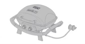 NEXGRILL Fortress 2 Burner Cast Aluminum Table Top Gas Grill Manual Image