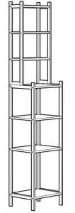 IKEA RÅGRUND Shelving Unit Bamboo Manual Image