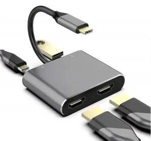 LIONWEI 35074133 USB 3.0 to Dual HDMI Docking Station Manual Image