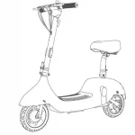 OKAI EA10A Little Seated Electric Scooter Manual Thumb