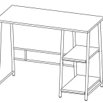 OSP Home FWK42 FRAME WORKS 40” DESK manual Thumb