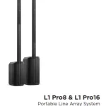 Bose L1 Pro8 & L1 Pro16 Portable Line Array System Manual Thumb