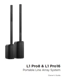 Bose L1 Pro8 & L1 Pro16 Portable Line Array System Manual Image