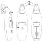 Kinsa Smart Ear 1-Button Thermometer Manual Thumb