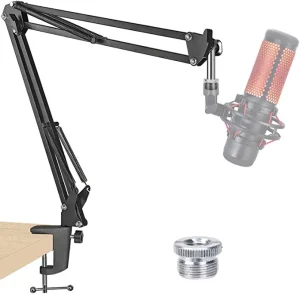 QuadCast Boom Arm Mic Stand, Boom Scissor Arm Stand for HyperX QuadCast manual Image