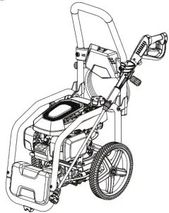 RYOBI 3300 PSI Pressure Washer RY803325 Manual Image
