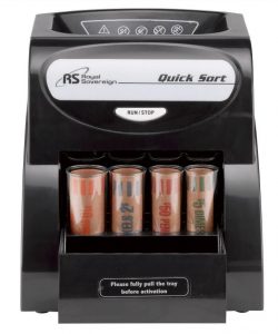 Royal Sovereign Quick Sort Coin Sorter QS-1AC Manual Image