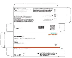 SIEMENS Clinitest Rapid Covid-19 Antigen Self-Test Manual Image