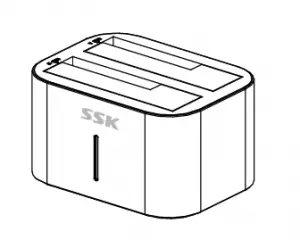 SSK Hard Disk Docking Manual Image