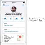 Add and use contact information on iPod touch manual Thumb