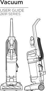Bissell 2691 Series PowerForce Helix Turbo Pet Vacuum Manual Image