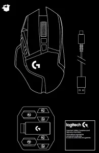 logitech G502 LightSpeed Wireless Gaming Mouse manual Image
