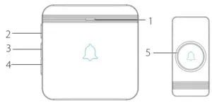 AVANTEK D-3B Wireless Doorbell Kit Manual Image