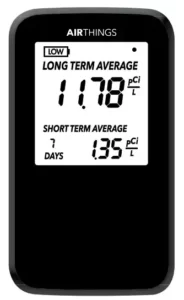 AIRTHINGS 223 Corentium Home Digital Radon Detector Manual Image