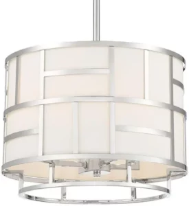 CRYSTORAMA DAN-400-PN Danielson Three Light Ceiling Mount Manual Image