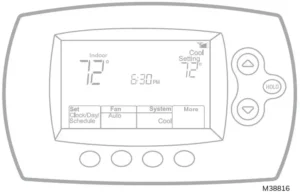 Honeywell Home TH6320WF1005 FocusPro WiFi TH6000 Series Programmable Thermostat Manual Image