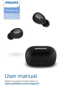 Philips 2000 Series Earbuds TAT2205, TAT2235, TAT2245 Manual Image