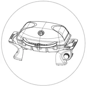 RUSTA 623514700101 Portable Gas BBQ Grill Manual Image