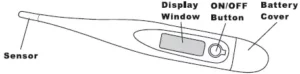 Digital Clinical Thermometer KD-1351 Manual Image