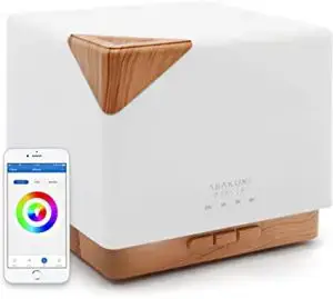 ASAKUKI 100-DF031 Smart WiFi Essential Oil Aromatherapy Diffuser Manual Image