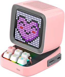 Divoom ACDIVDITPNK Ditoo Retro Pixel Art Game Bluetooth Speaker Manual Image