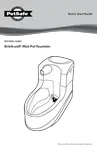 PetSafe PWW00-14402 Drinkwell Mini Pet Fountain Manual Thumb