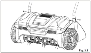 greenworks 2500600G 14 Inch 10A Electric Dethatcher Manual Image