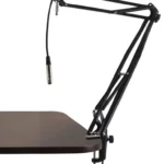 auray BA-XE4 Broadcast Arm with Integrated XLR Cable Manual Thumb