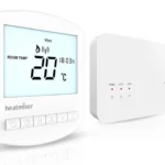 heatmiser Slimline-RF V3 Programmable Wireless Thermostat Manual Thumb