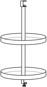IKEA ENHET – Swivel Shelf Manual Image