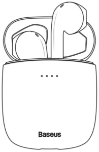 Baseus Encok W04 Pro True Wireless Earphones Manual Image