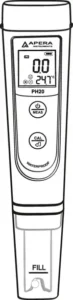 APERA PH20 Value pH Tester Kit Manual Image