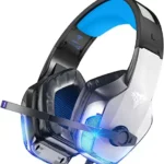 BENGOO V-4 Gaming Headset for Xbox One, PS4, PC, Controller, Noise Cancelling Over Ear Headphones with Mic Manual Thumb