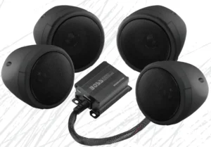 BOSS MCBK470B Bluetooth Weather Rated Speaker and Amplifier System Manual Image