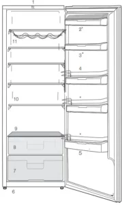 Blomberg Tall Larder Fridge Manual Image