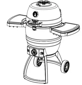 Broil King KEG Charcoal BBQ Grill Manual Image